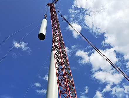 国电电力鄞州白岩山风电场 A07—运达 2.5MW 风电机组传动链更换工程